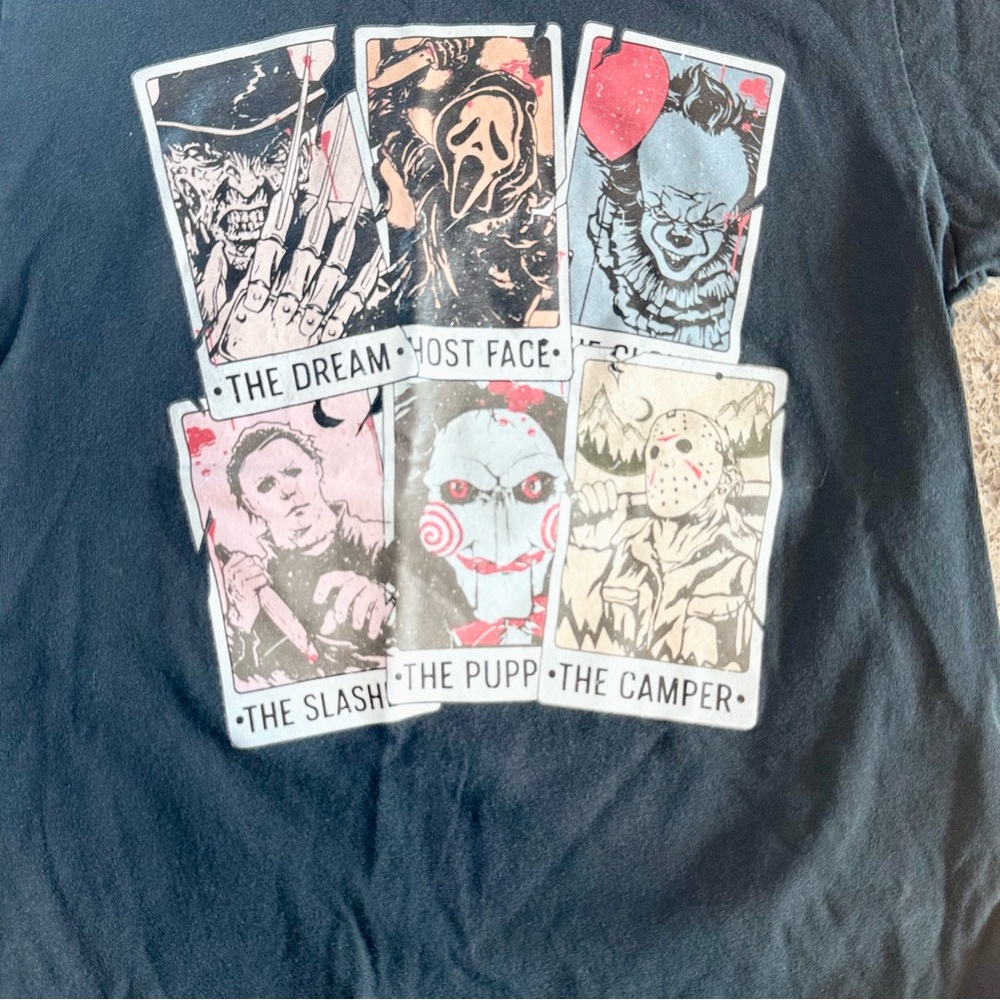 Halloween Graphic Tee - Black l Girl’s Size XS - Picture 2 of 3